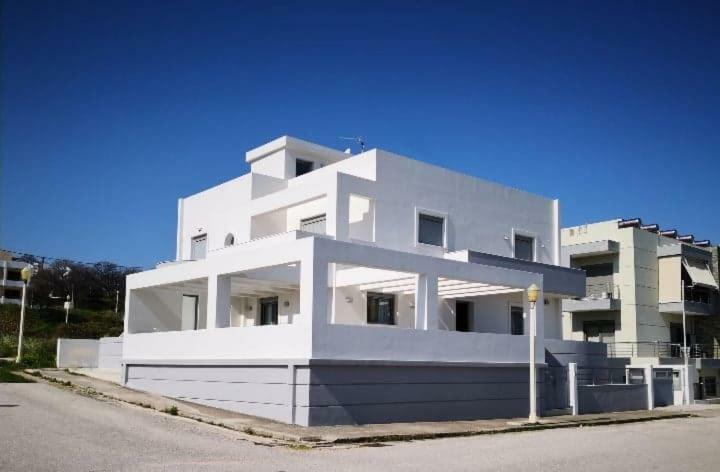 Blue - Comfy Center Rodos Apartment Asgourou Exterior photo